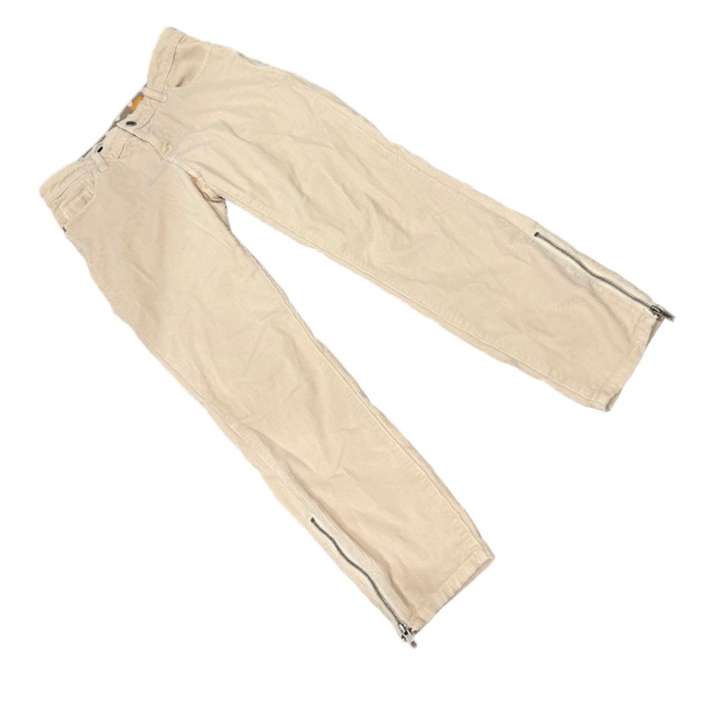 Pilgrim and the Letterpress tan corduroy pants